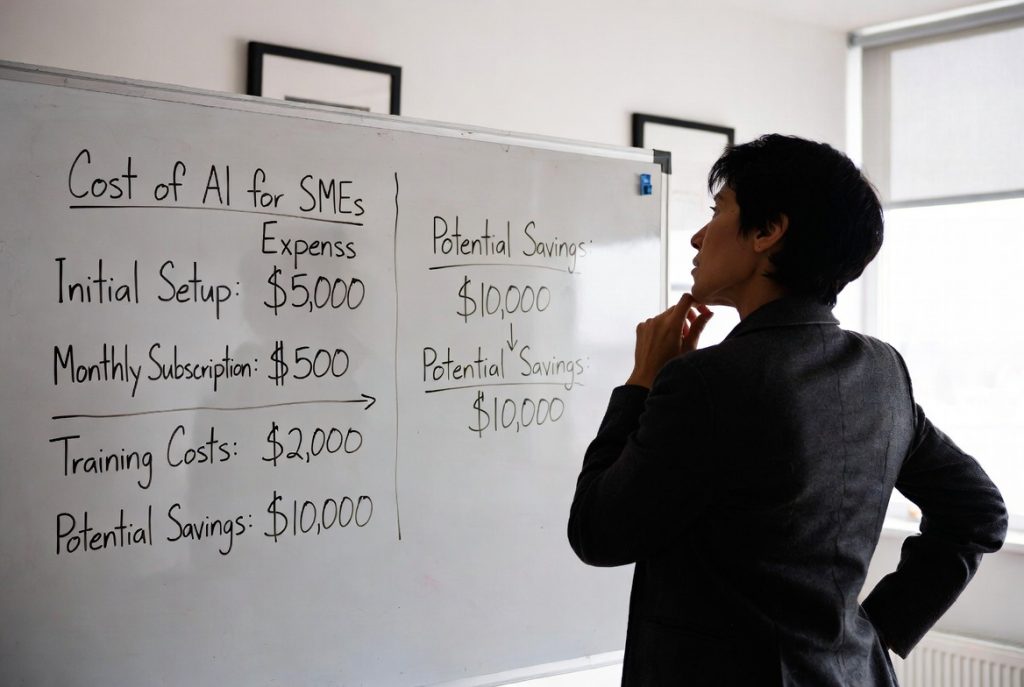 cost of ai for SMEs